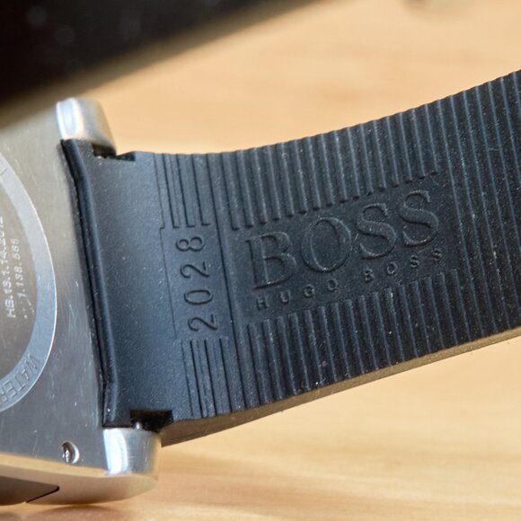 Boss Hugo Boss Watch, Black Rubber Strap - Picture 8 of 9